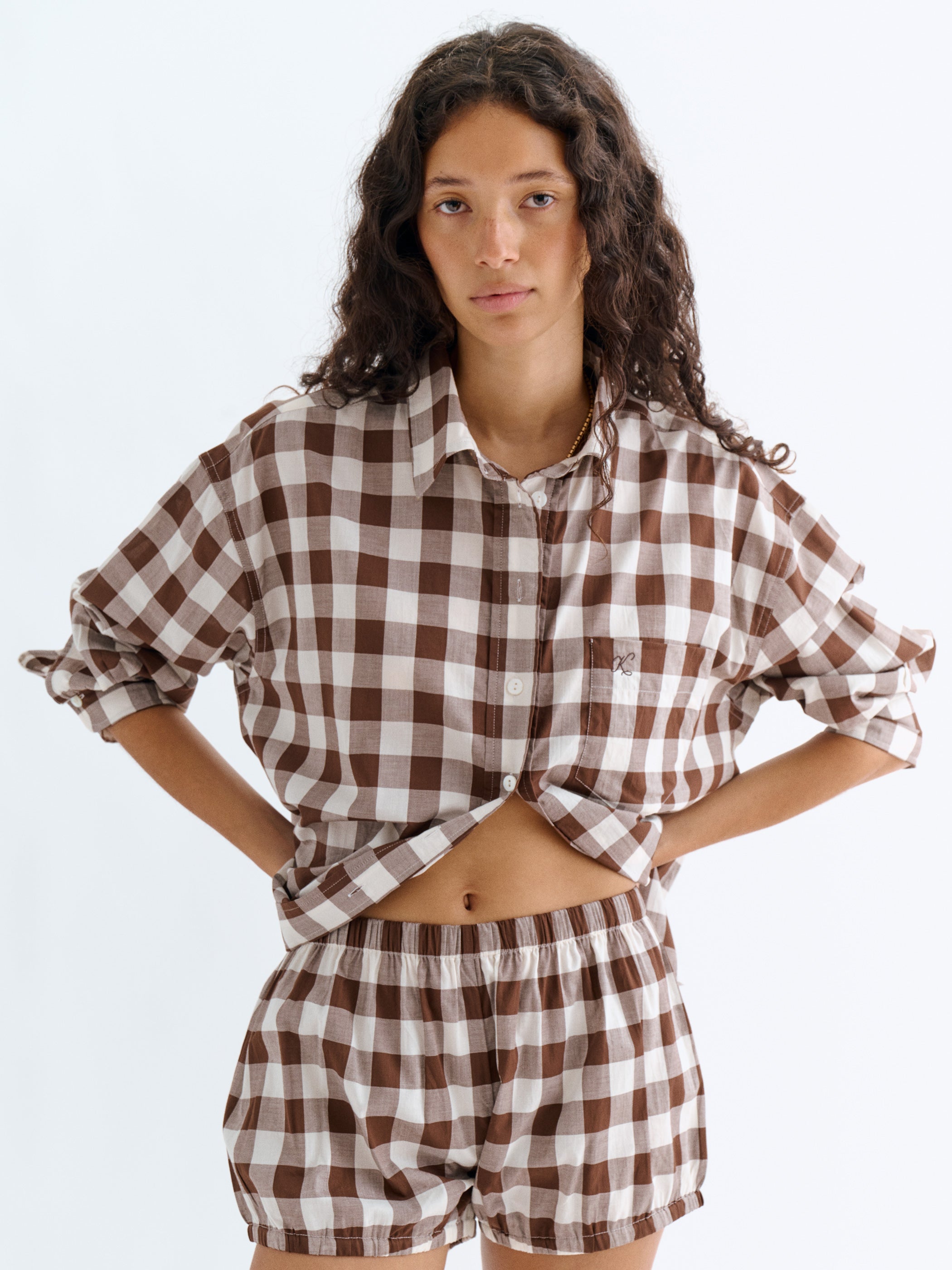 Large Truffle Gingham 