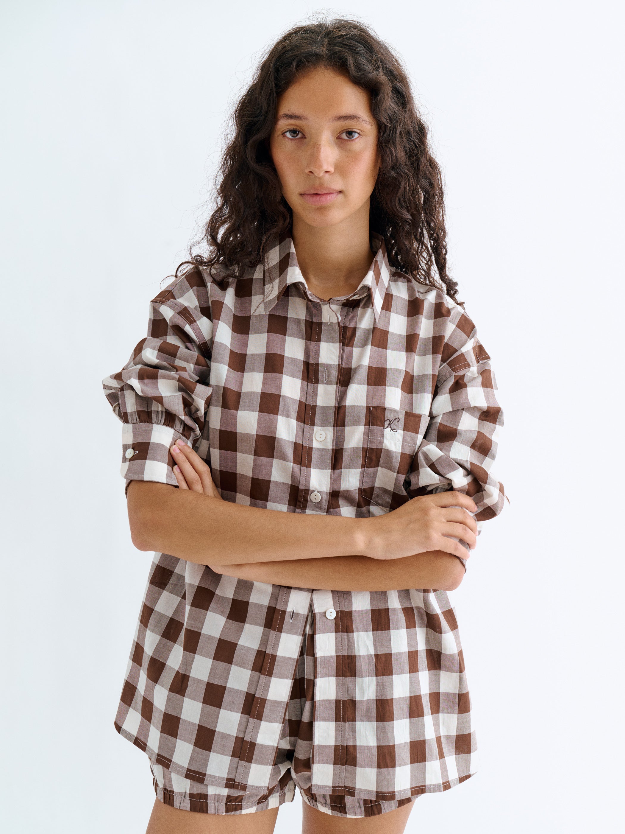 Large Truffle Gingham 