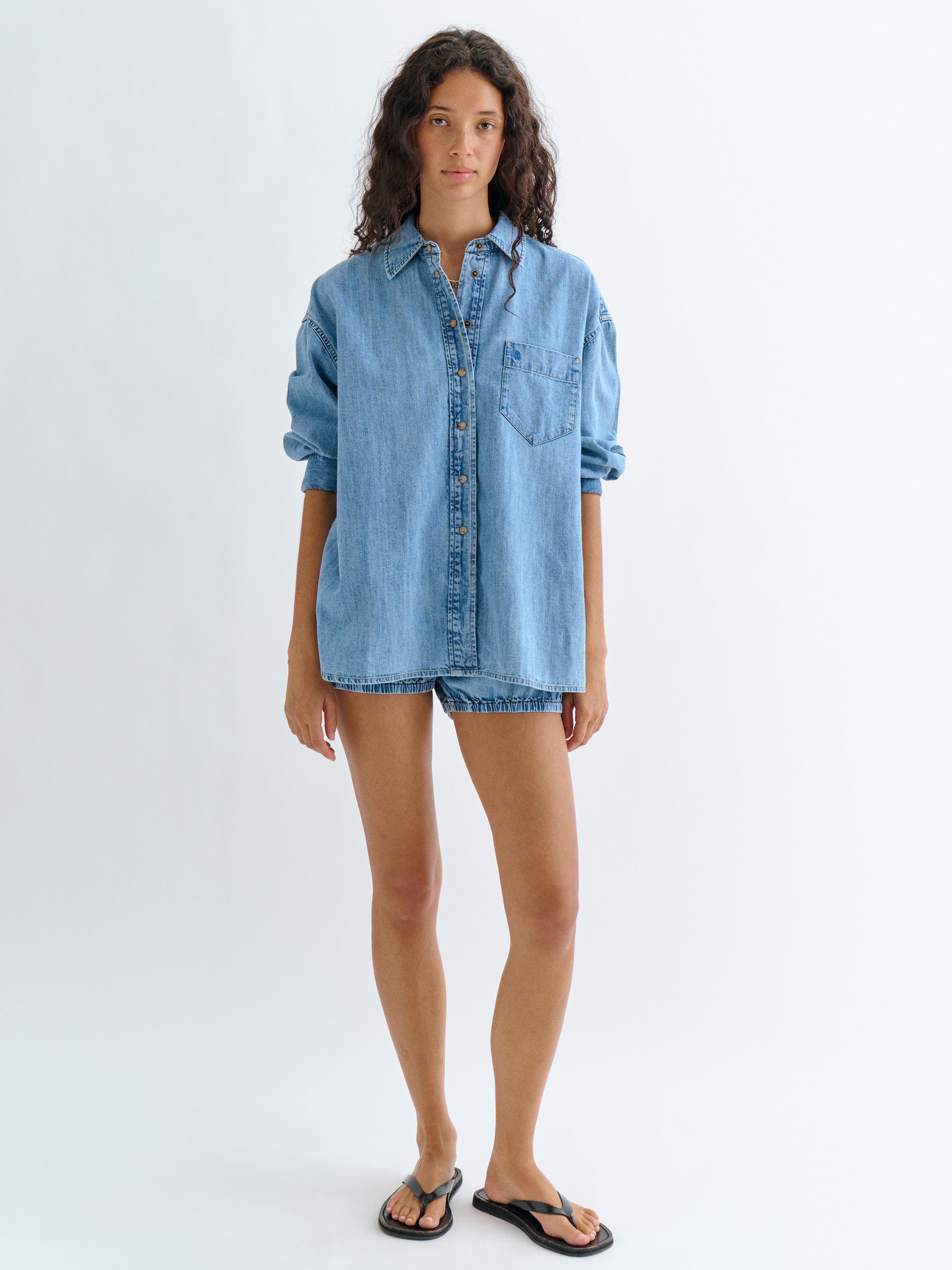 Kappa Shirt in Denim – Suzie Kondi