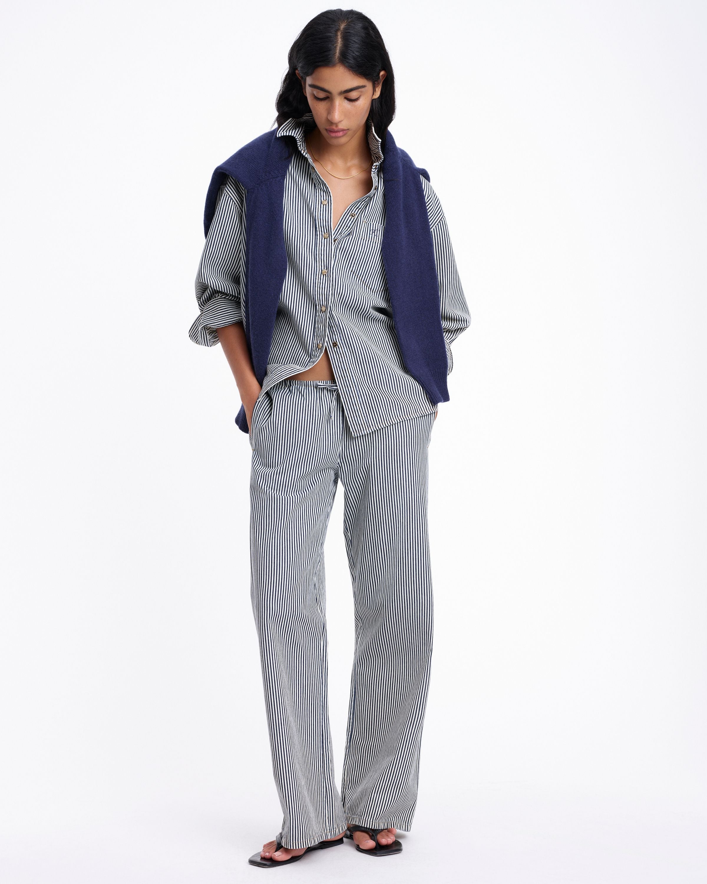 Indigo Ticking 