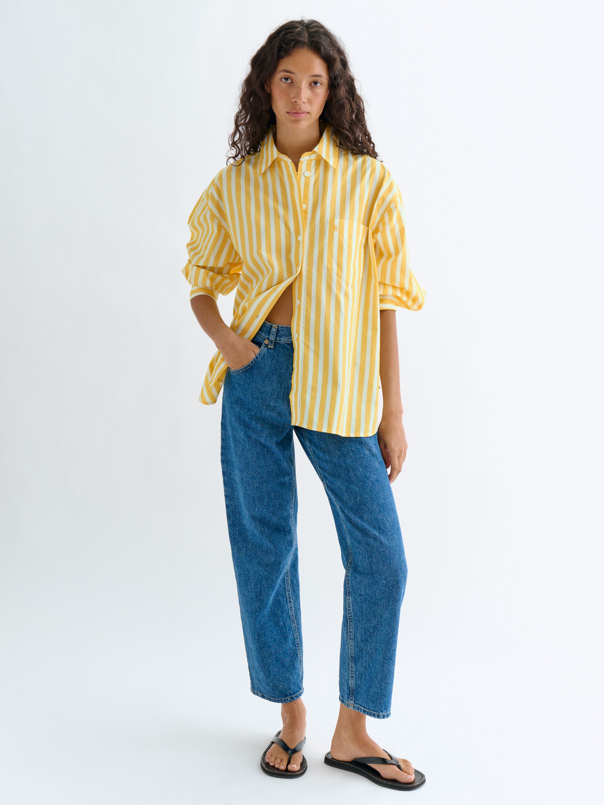 Wide Canary Stripe 