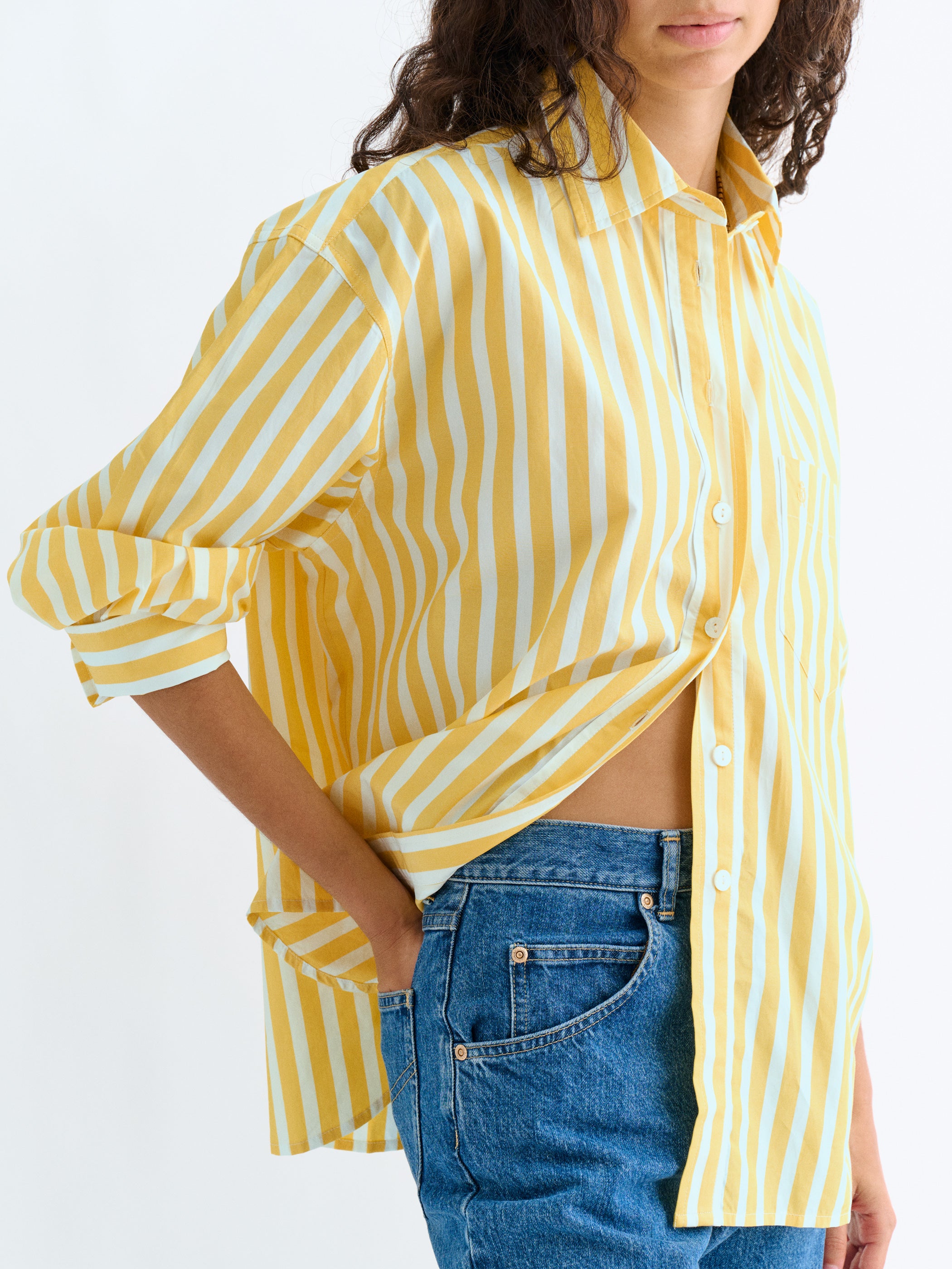 Wide Canary Stripe 