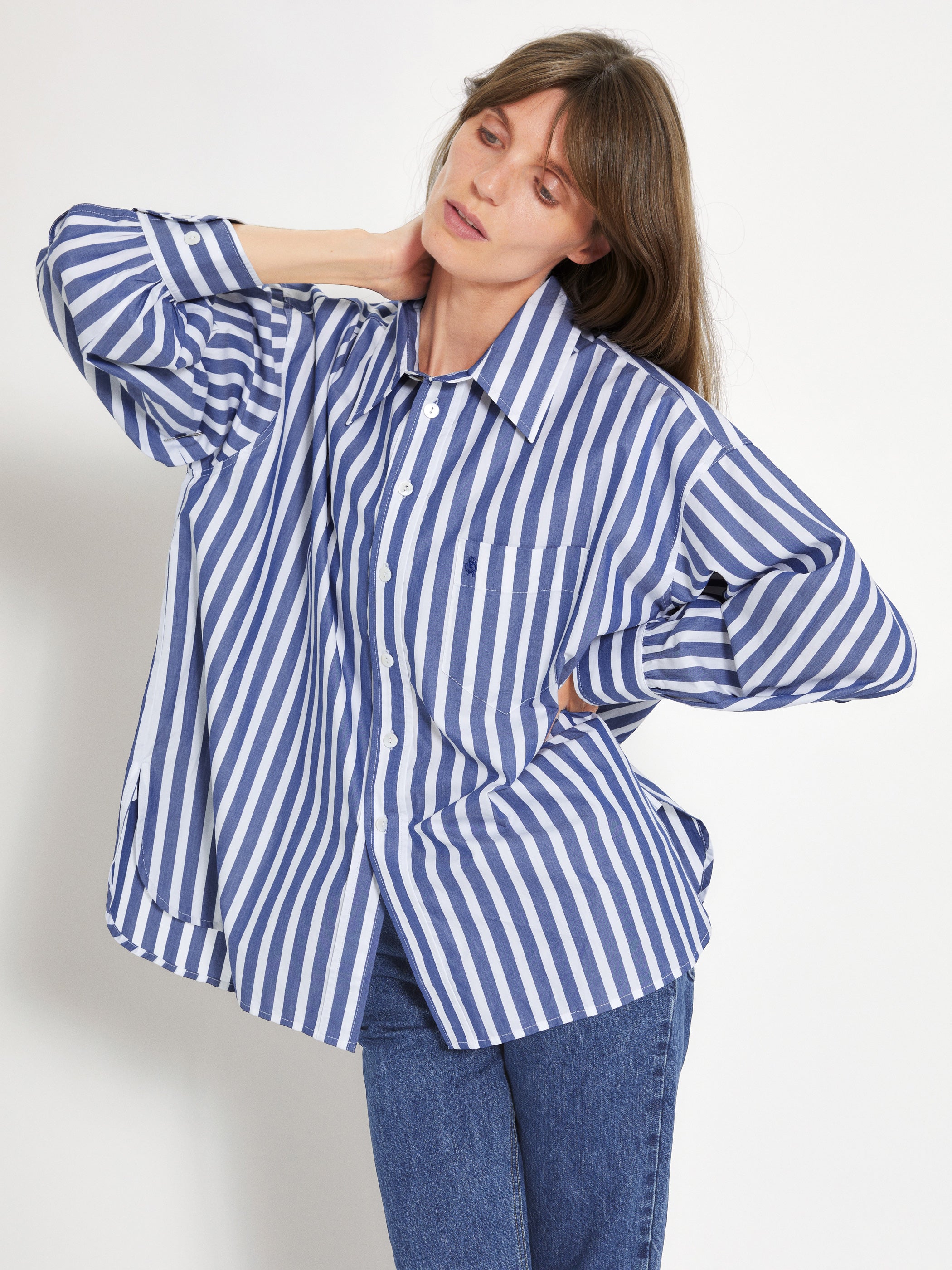 The Kappa Button-Up Shirt in Cotton Poplin – Suzie Kondi