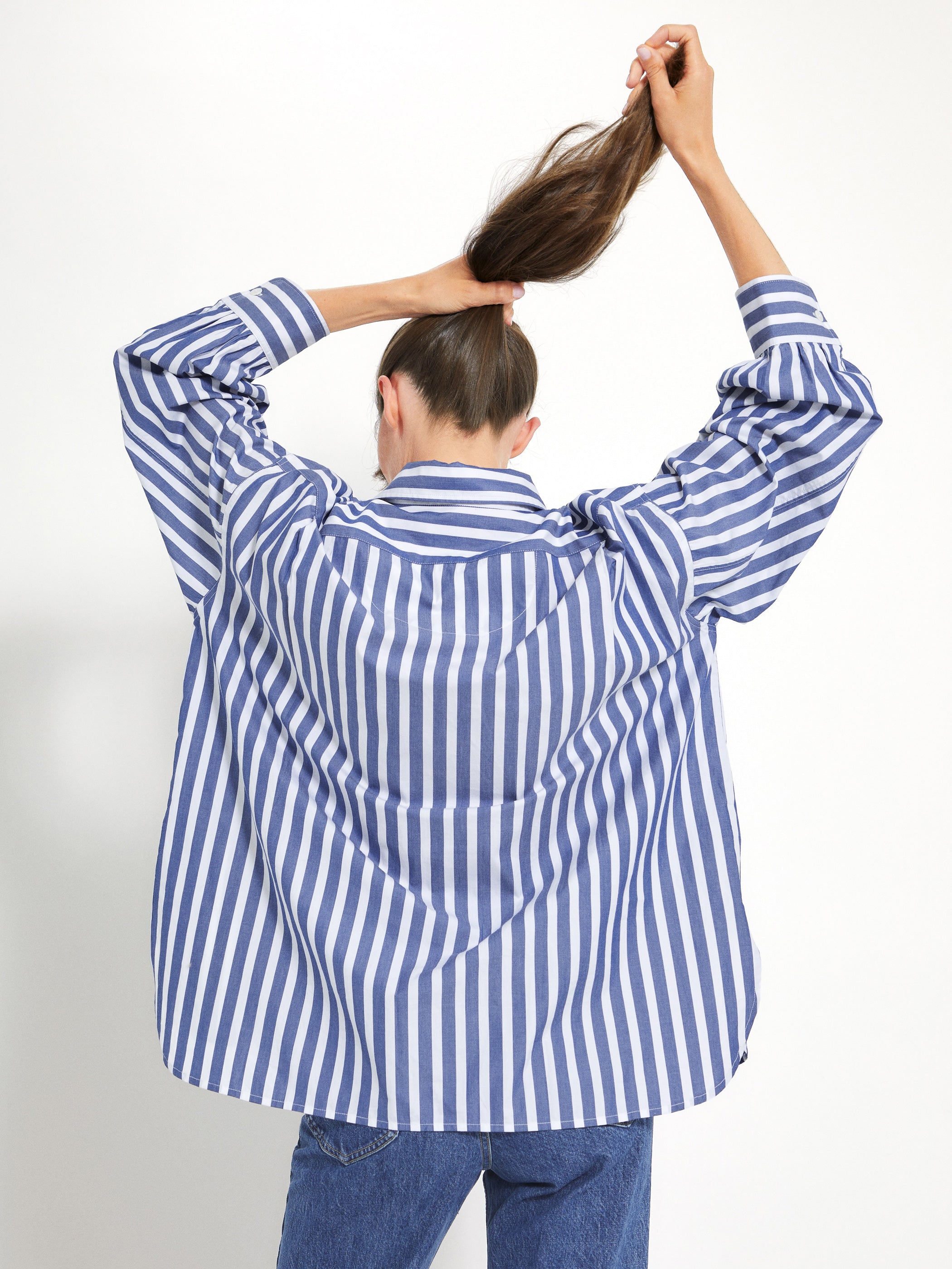 Suzie Kondi Kappa Cotton Poplin Button Up Shirt