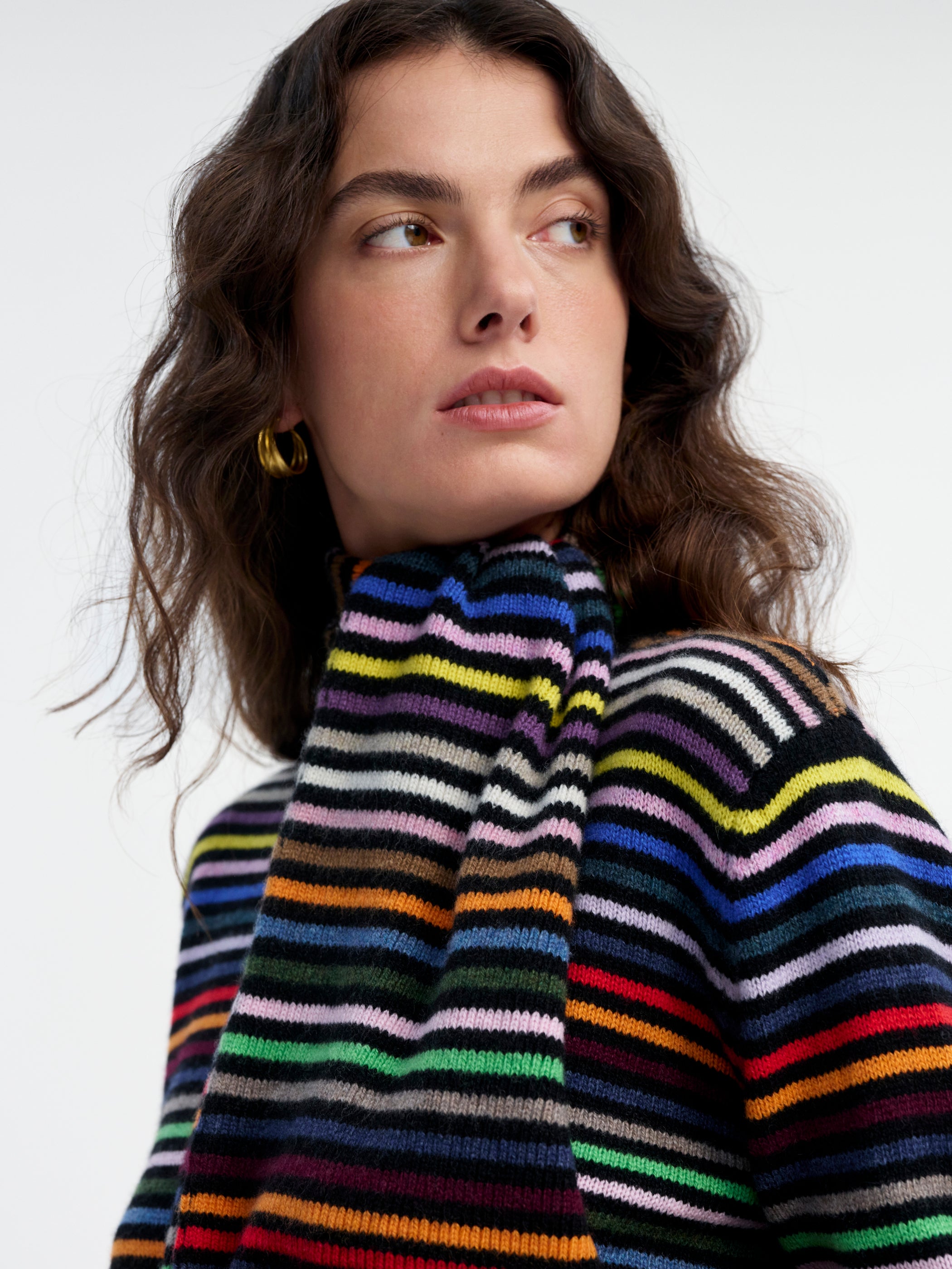 Black Multi Stripe 