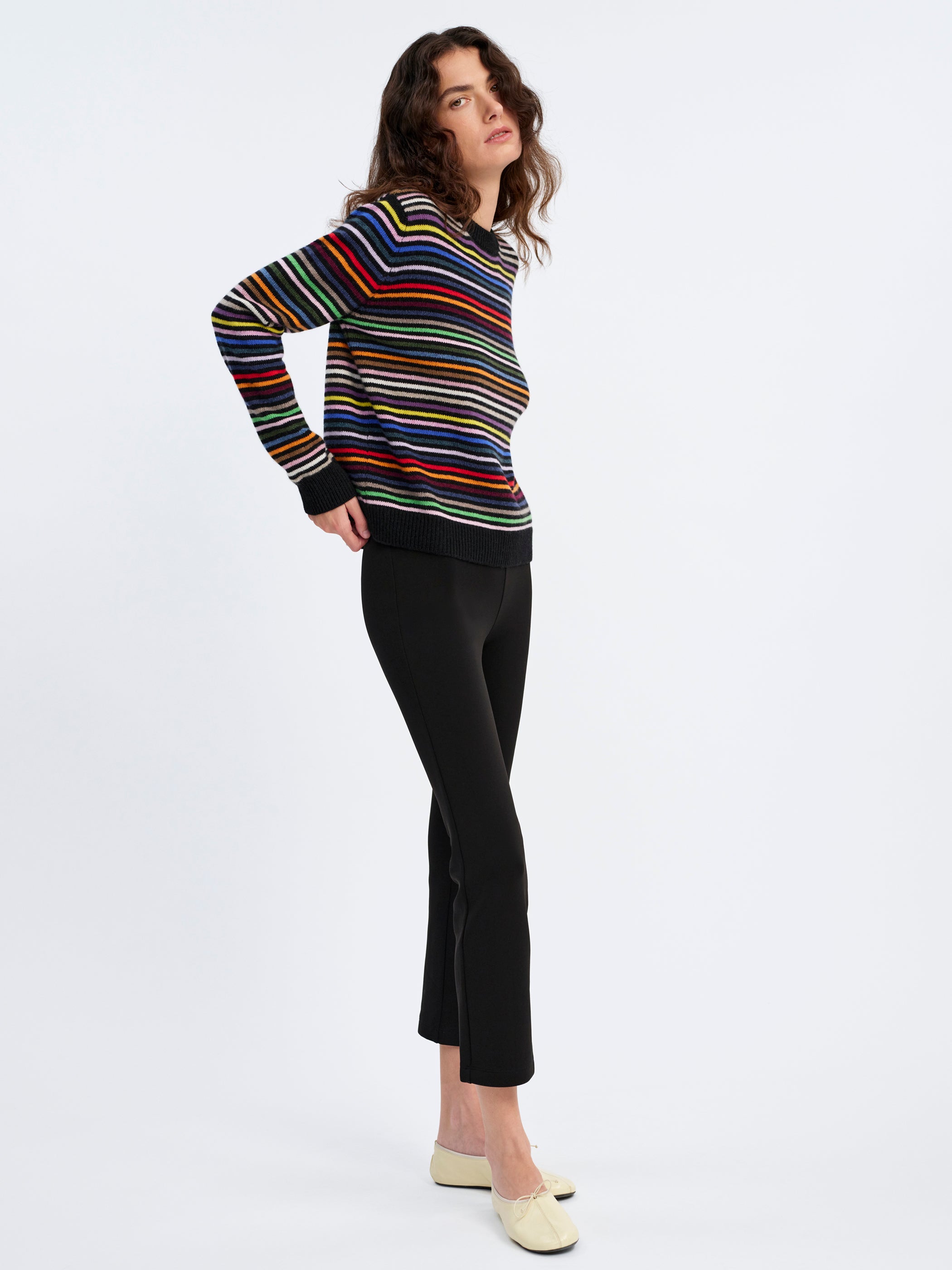 Black Multi Stripe 