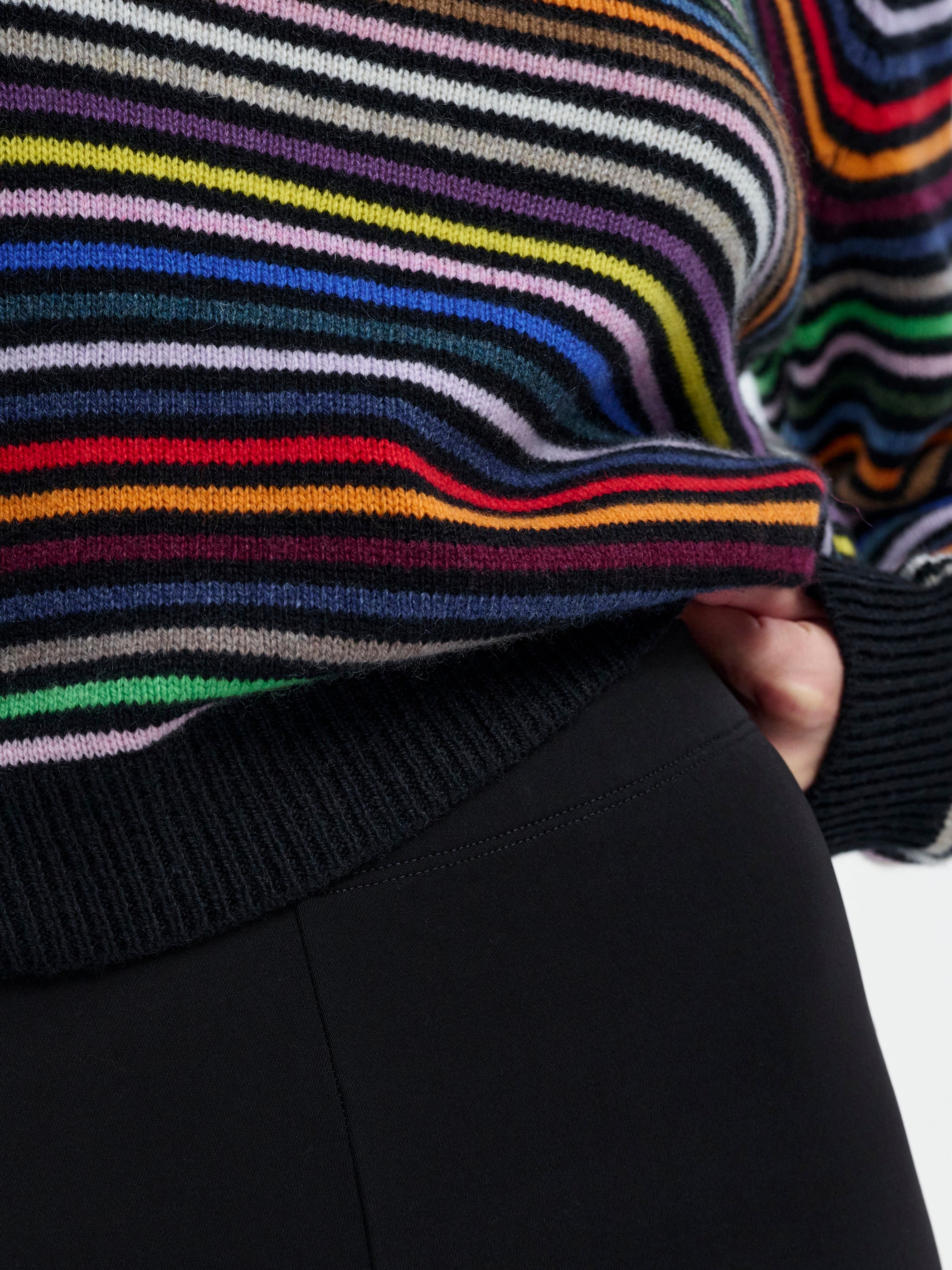 Black Multi Stripe 