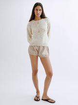 Kismet Sweater in Slub Cashmere 4