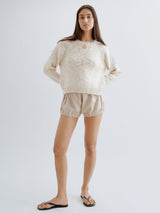 Kismet Sweater in Slub Cashmere 2