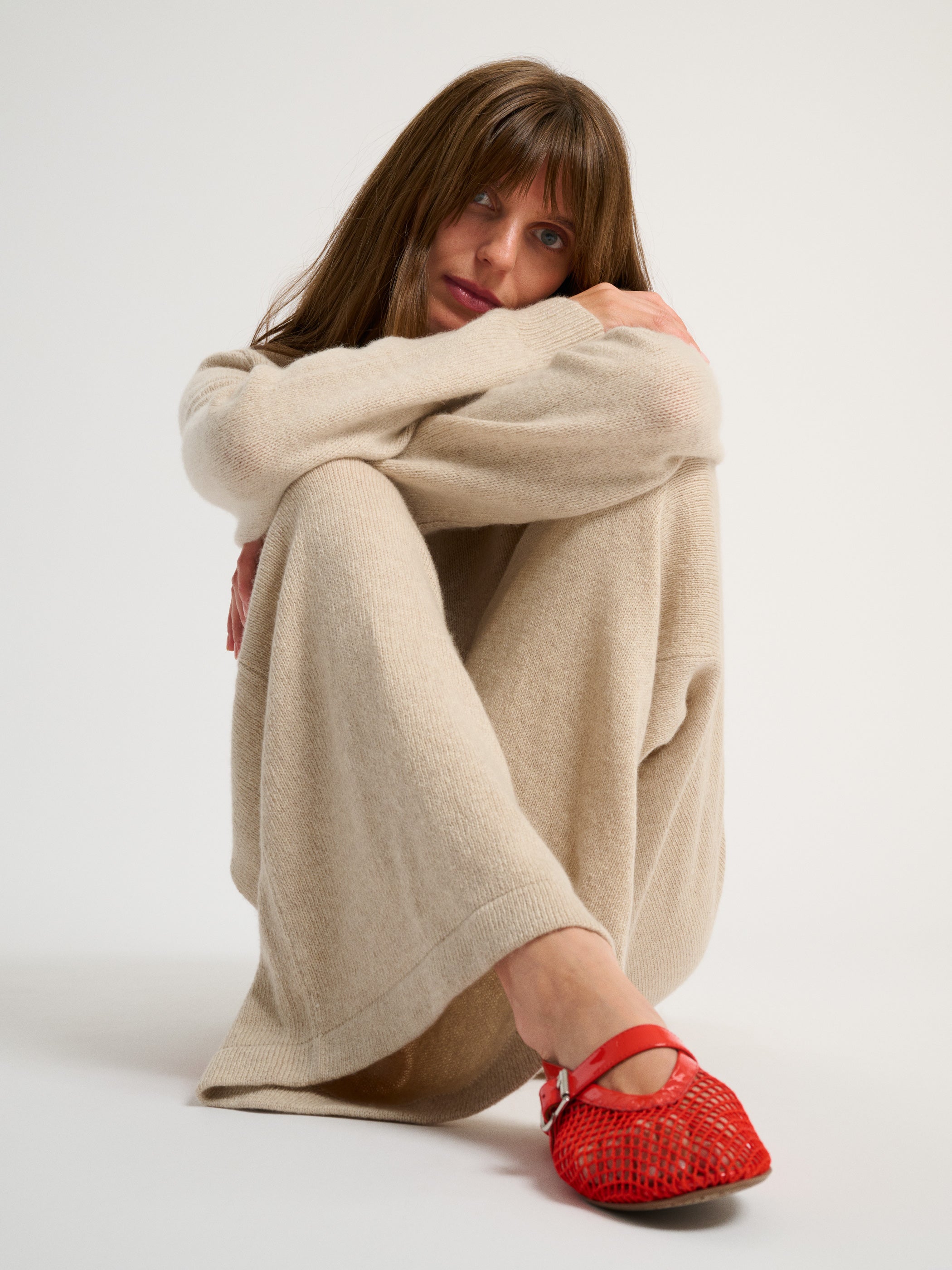 パンツ poppy JACQUARD HALF FLARE PANTS IMG_4839_trim_4806cfa0-abaa-