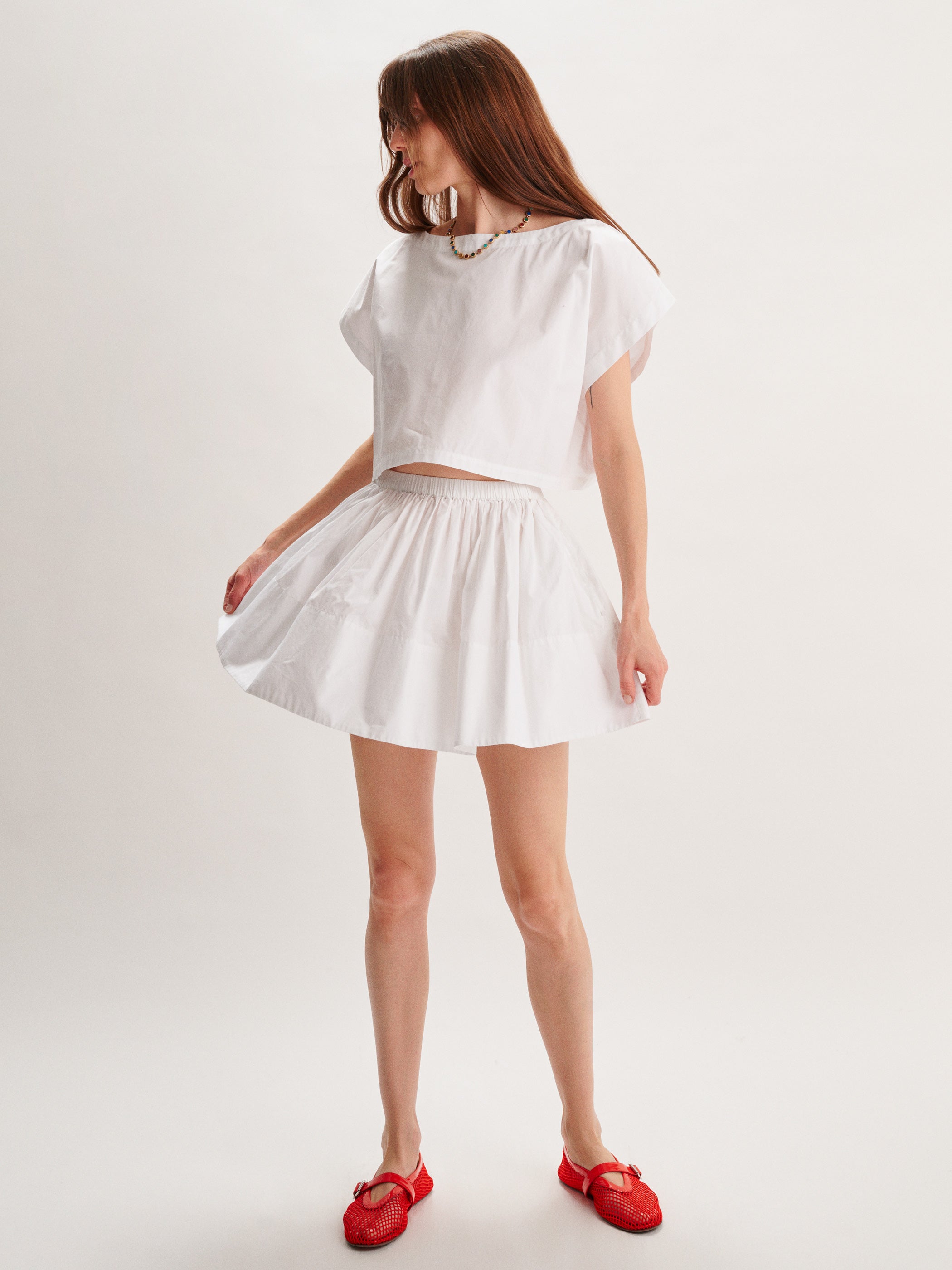 The Fousta Skirt in Cotton Poplin – Suzie Kondi