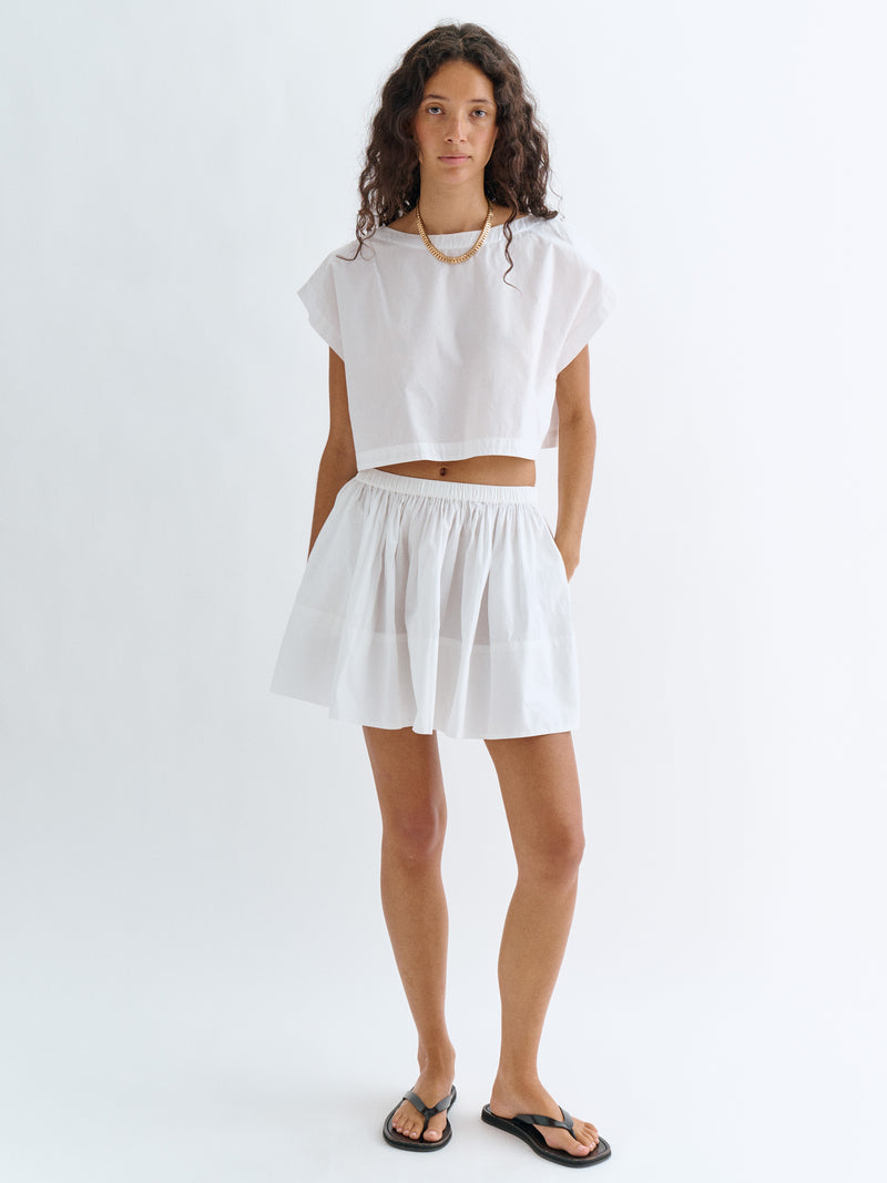 Fousta Skirt in Cotton Poplin – Suzie Kondi