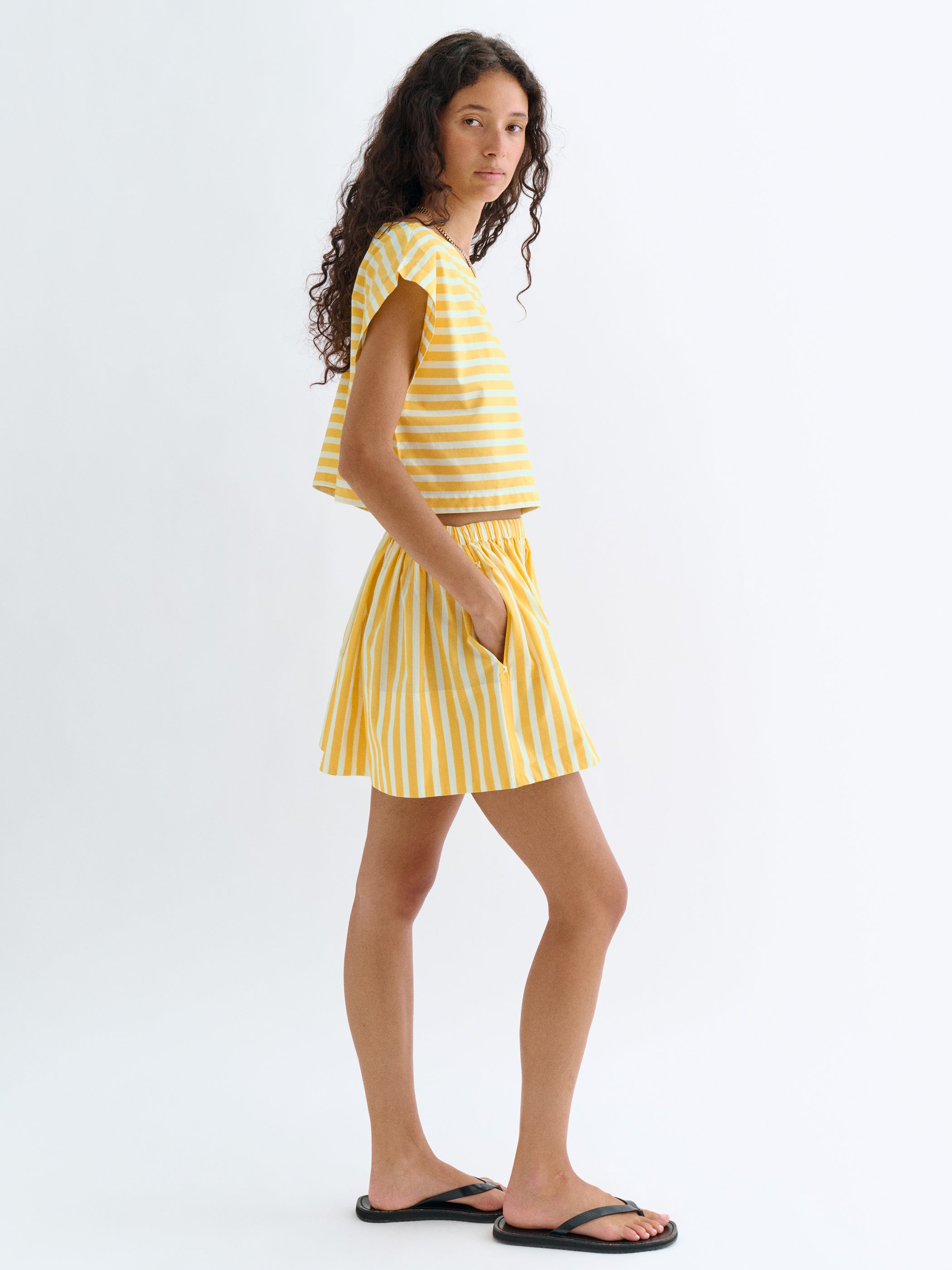 Fousta Skirt in Cotton Poplin 