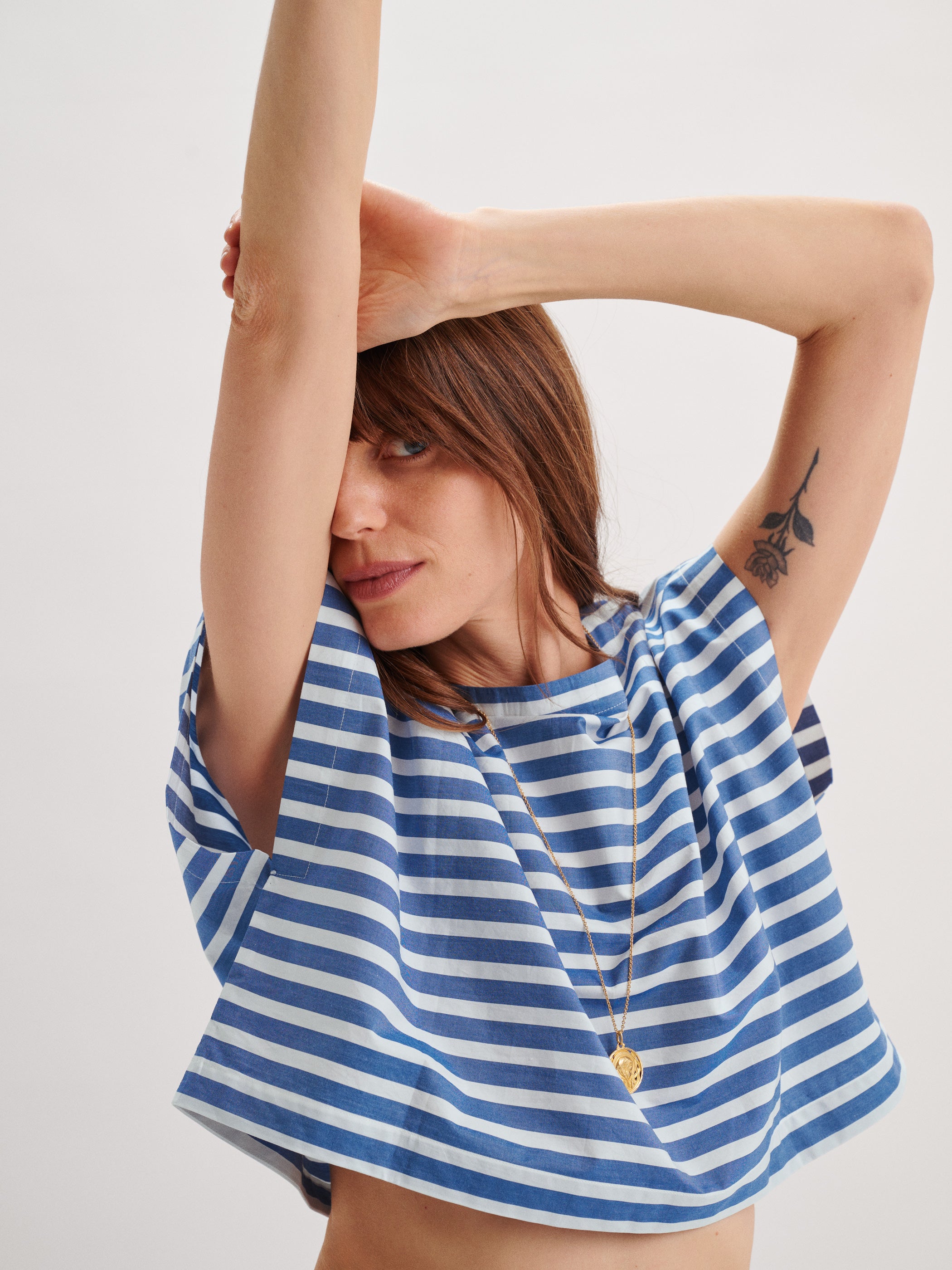 Wide Navy Stripe 