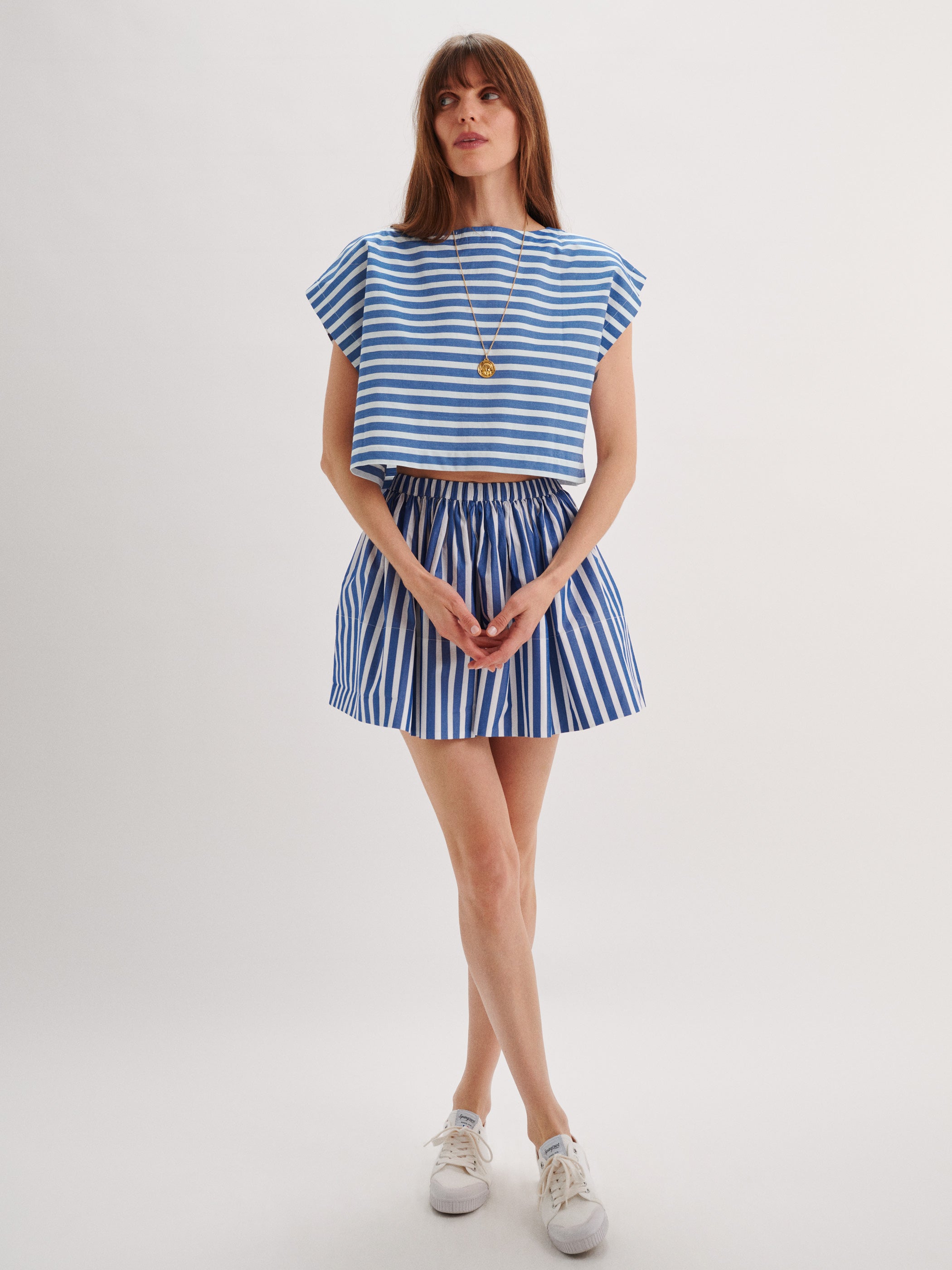 The Fousta Skirt in Cotton Poplin – Suzie Kondi