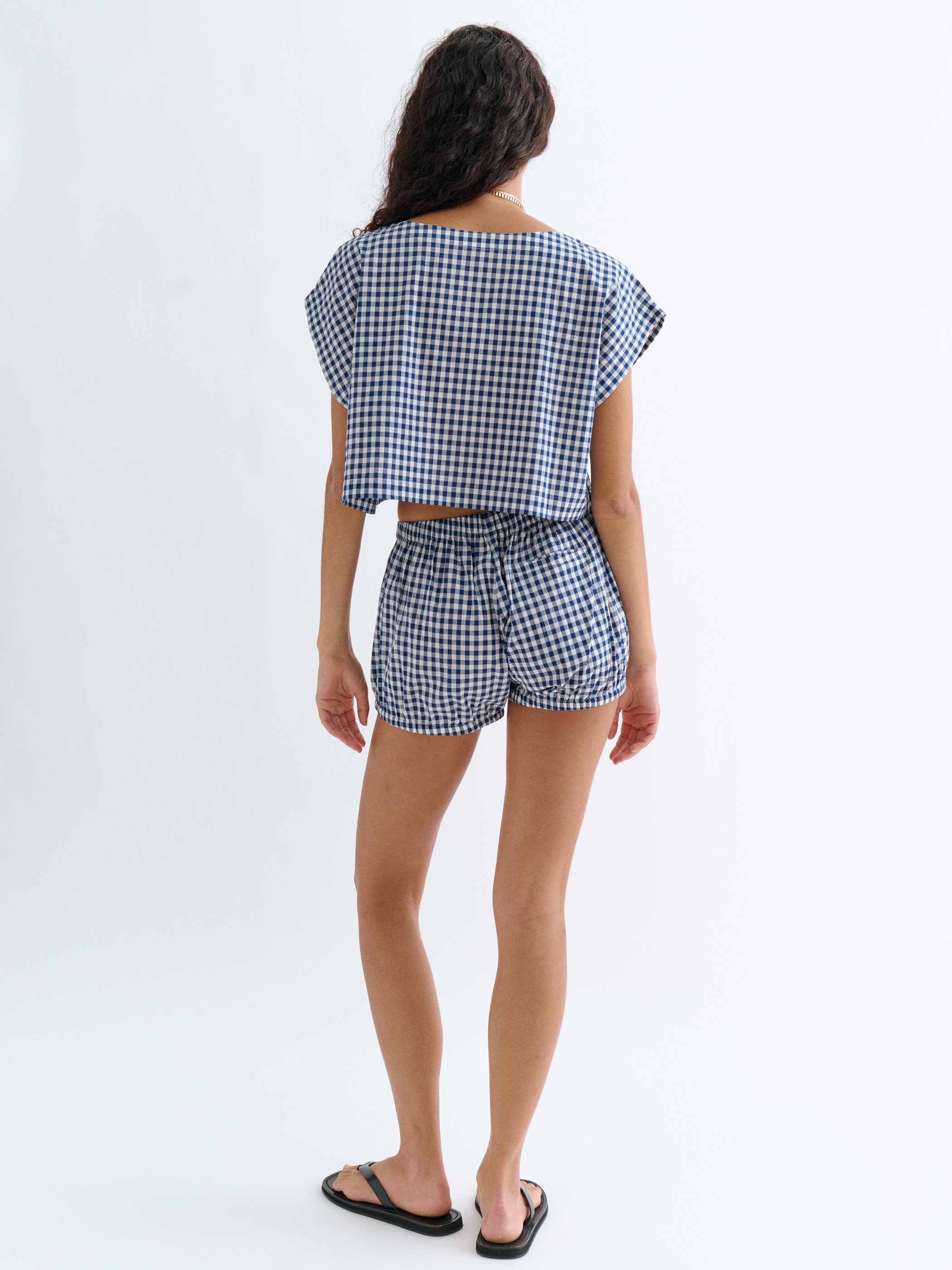 Small Navy Gingham 