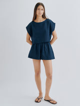 Shkip Shorts in Linen 3