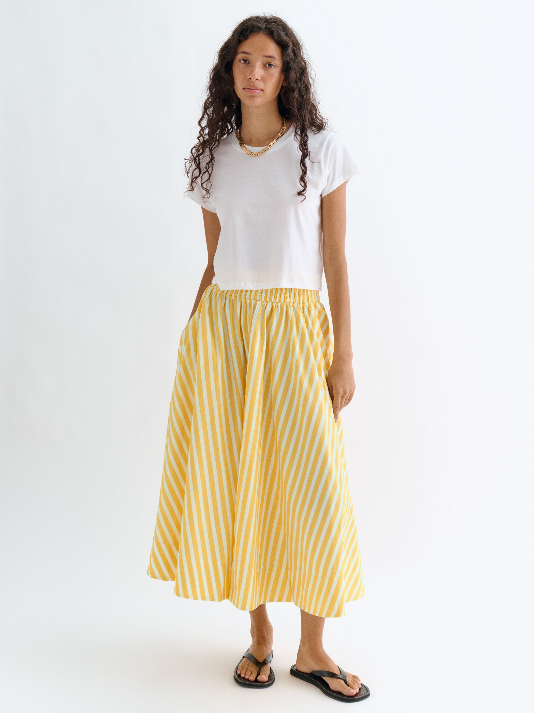 Wide Canary Stripe 