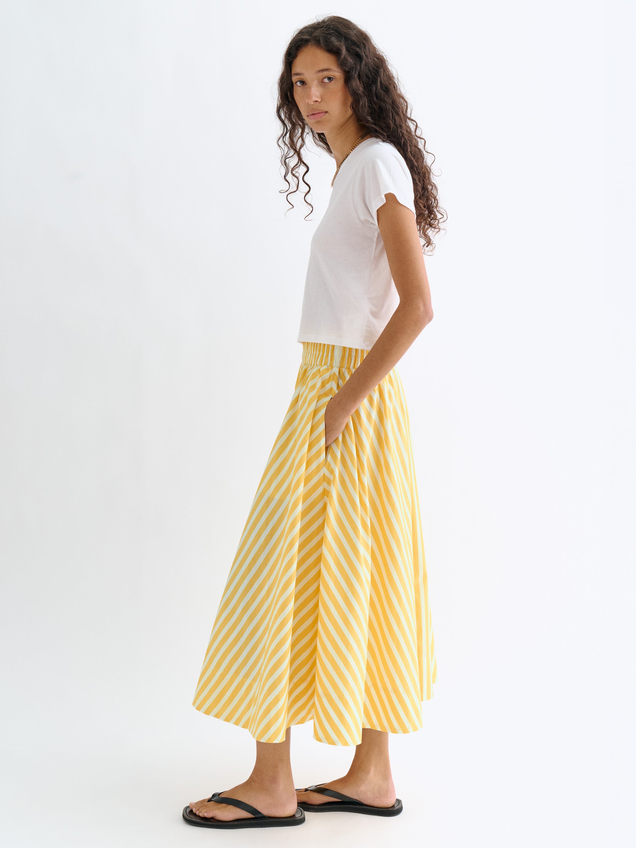 Wide Canary Stripe 