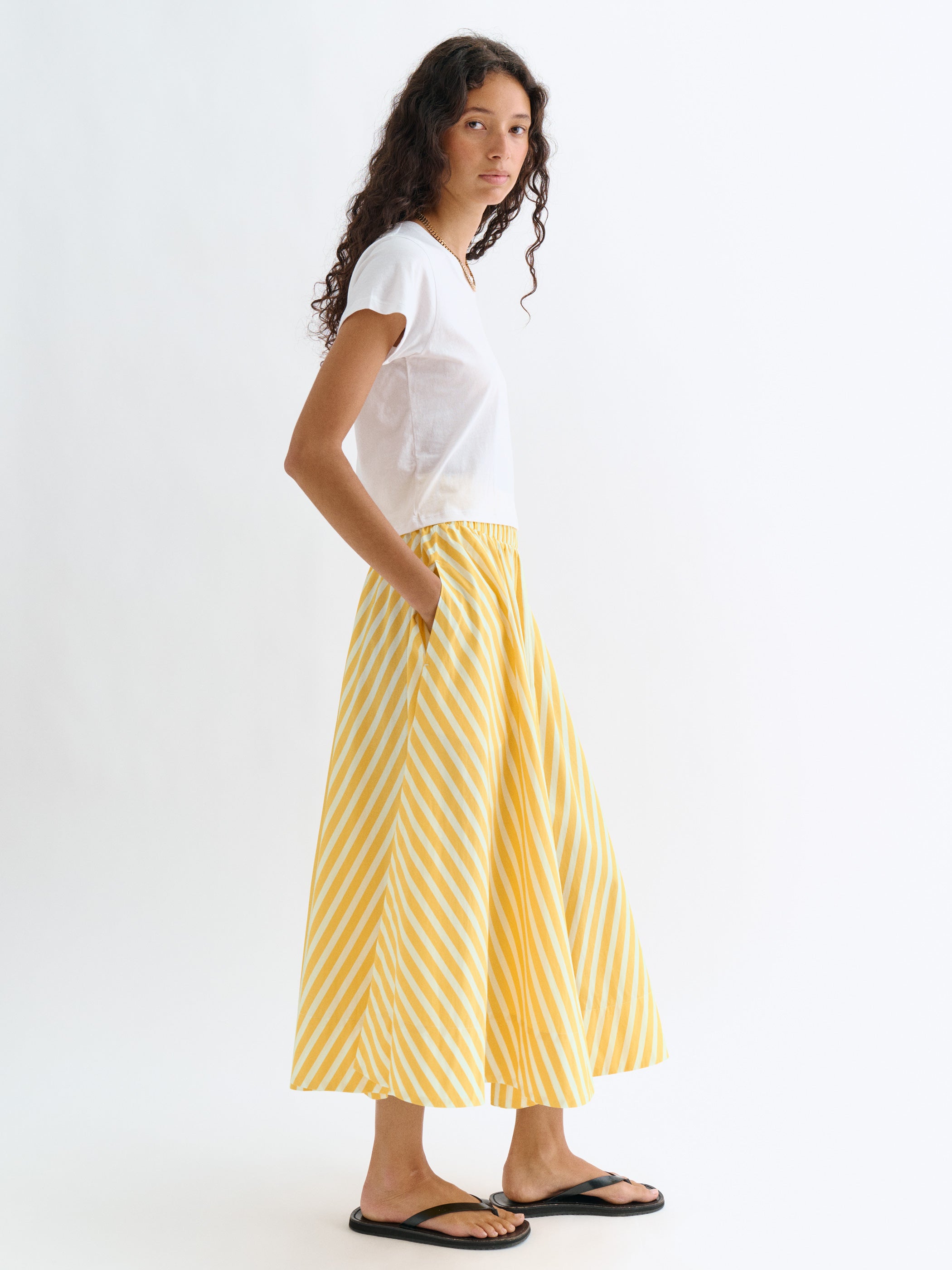 Wide Canary Stripe 