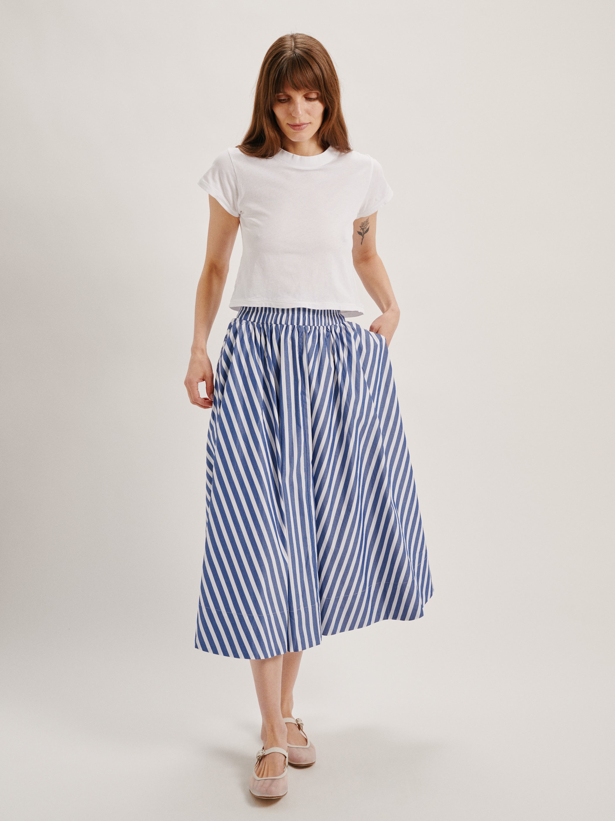 Wide Navy Stripe 