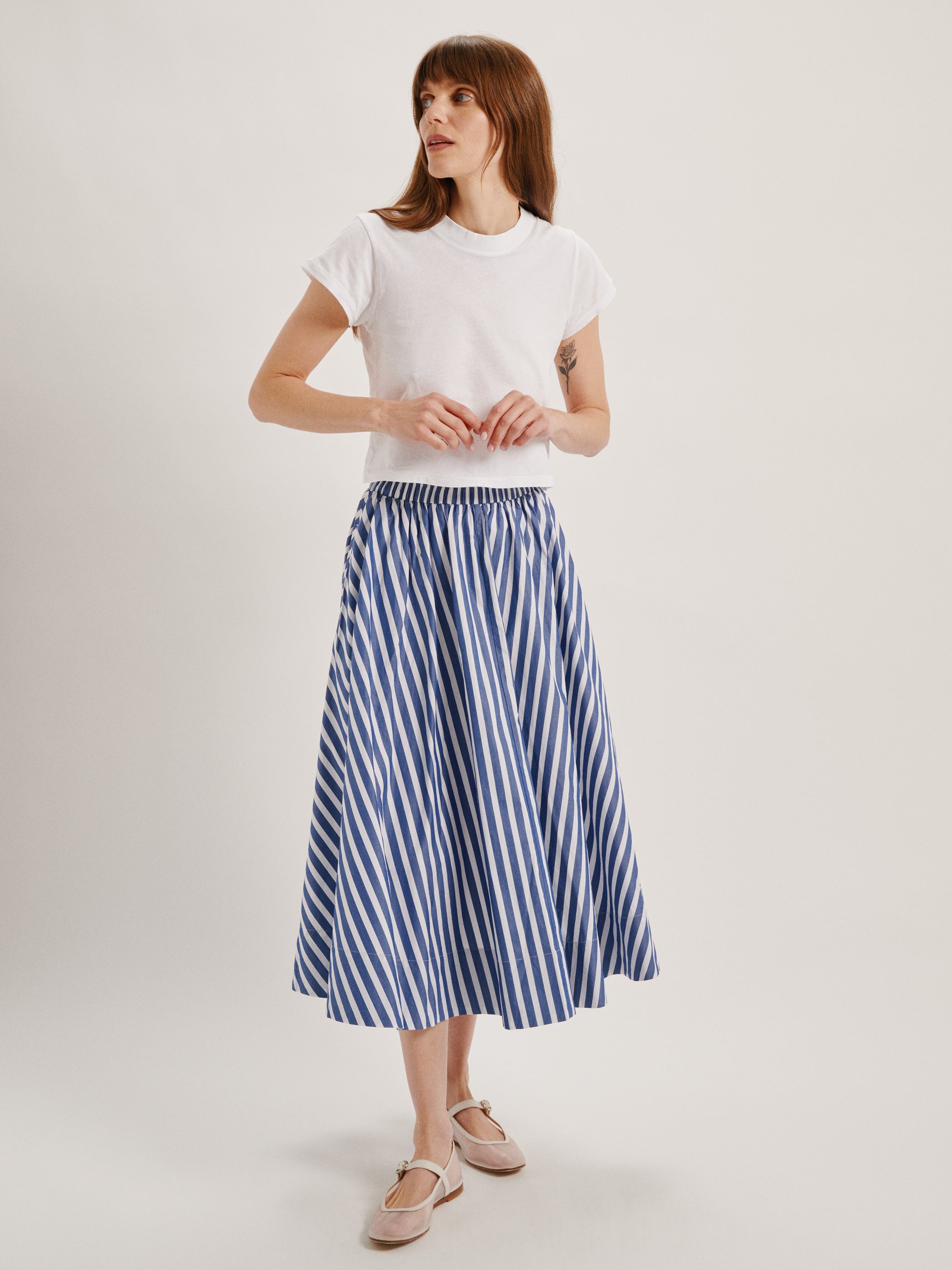 Wide Navy Stripe 