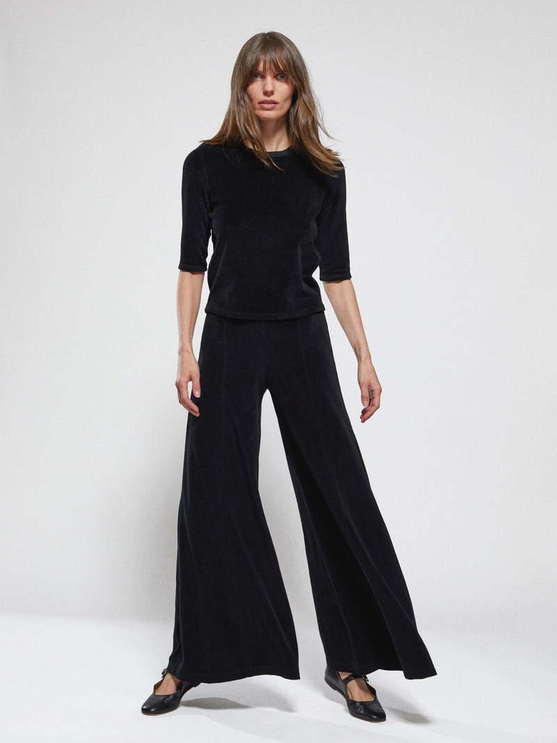 The Megalo Palazzo Pants in Velour