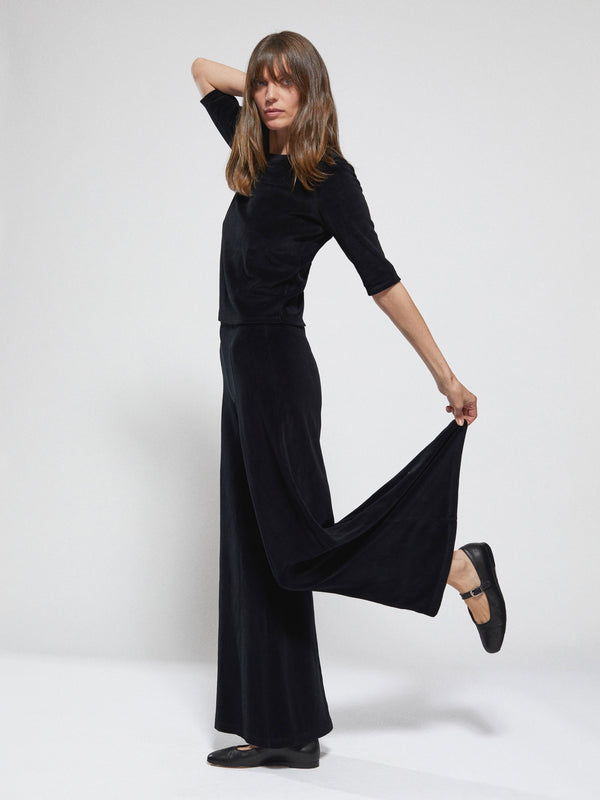 The Megalo Palazzo Pants in Velour