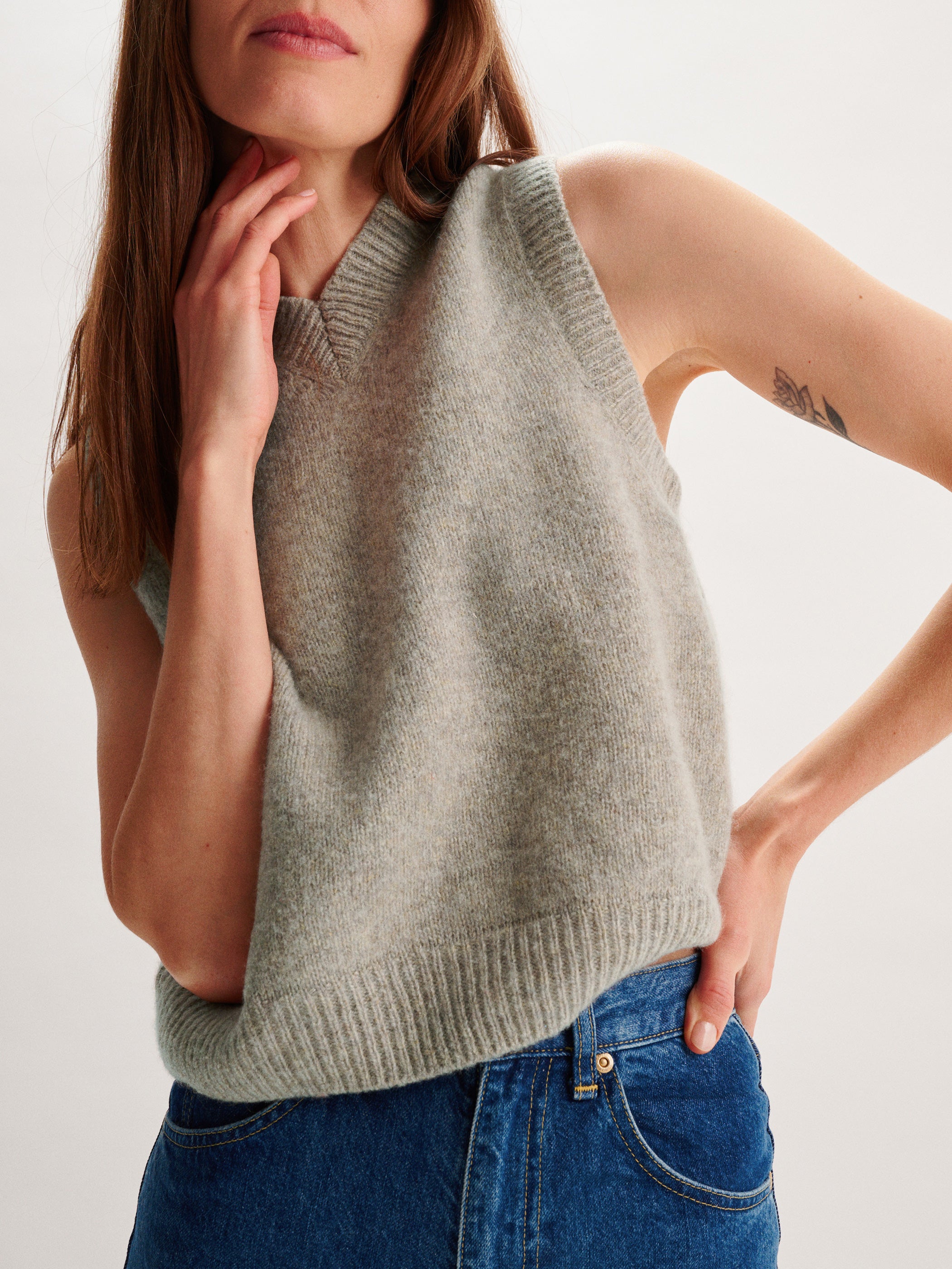 トップス MIKAGE SHIN BONSAI Knit Vest Bonsai Knit Vest ｜ Mikage SHIN – MIKAGE SHIN
