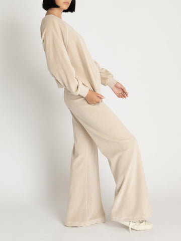 The Zephyra Flare Pants in Velour