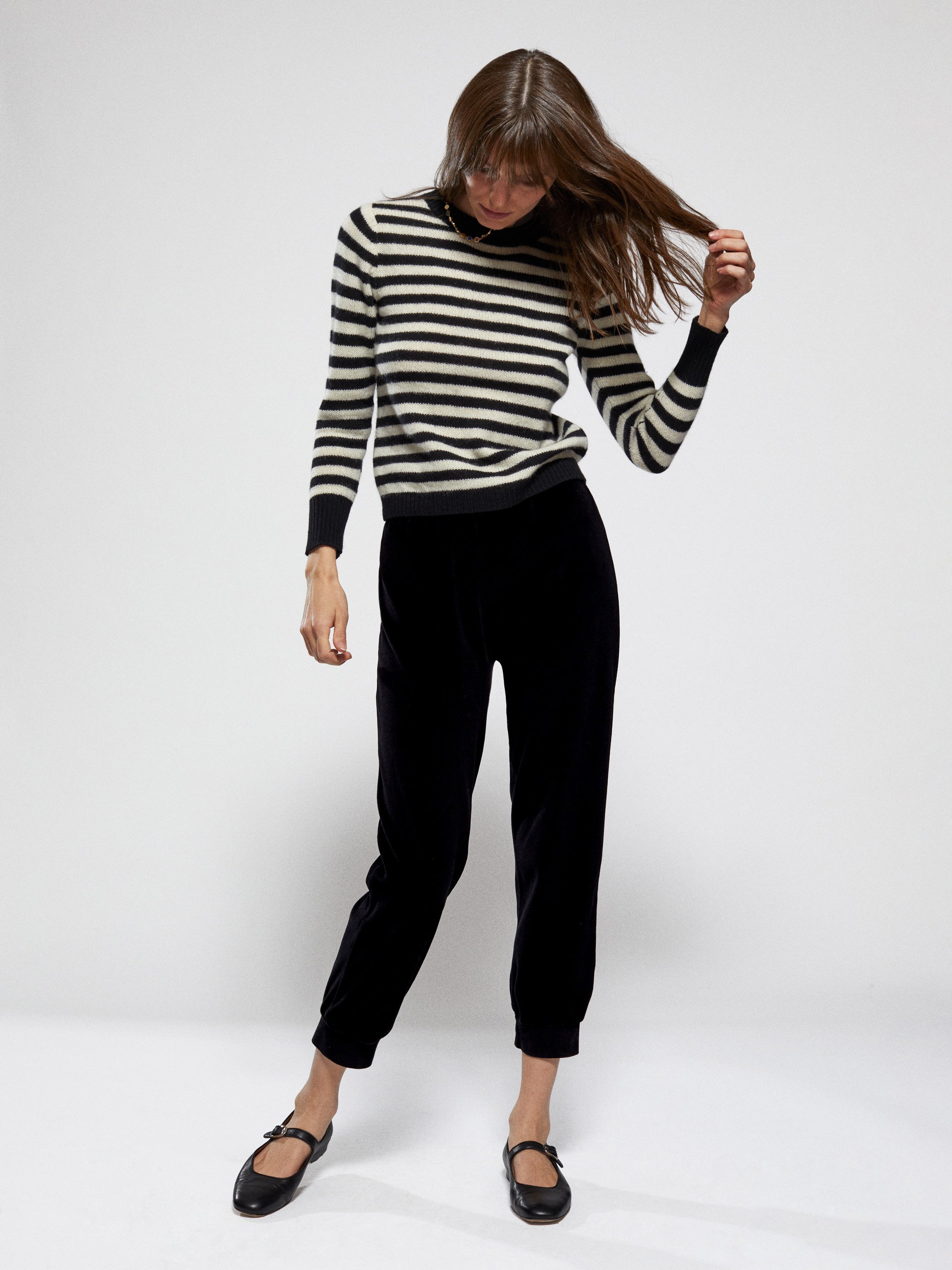 Black-Ivory Stripe 