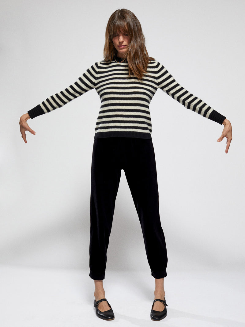 Black-Ivory Stripe 