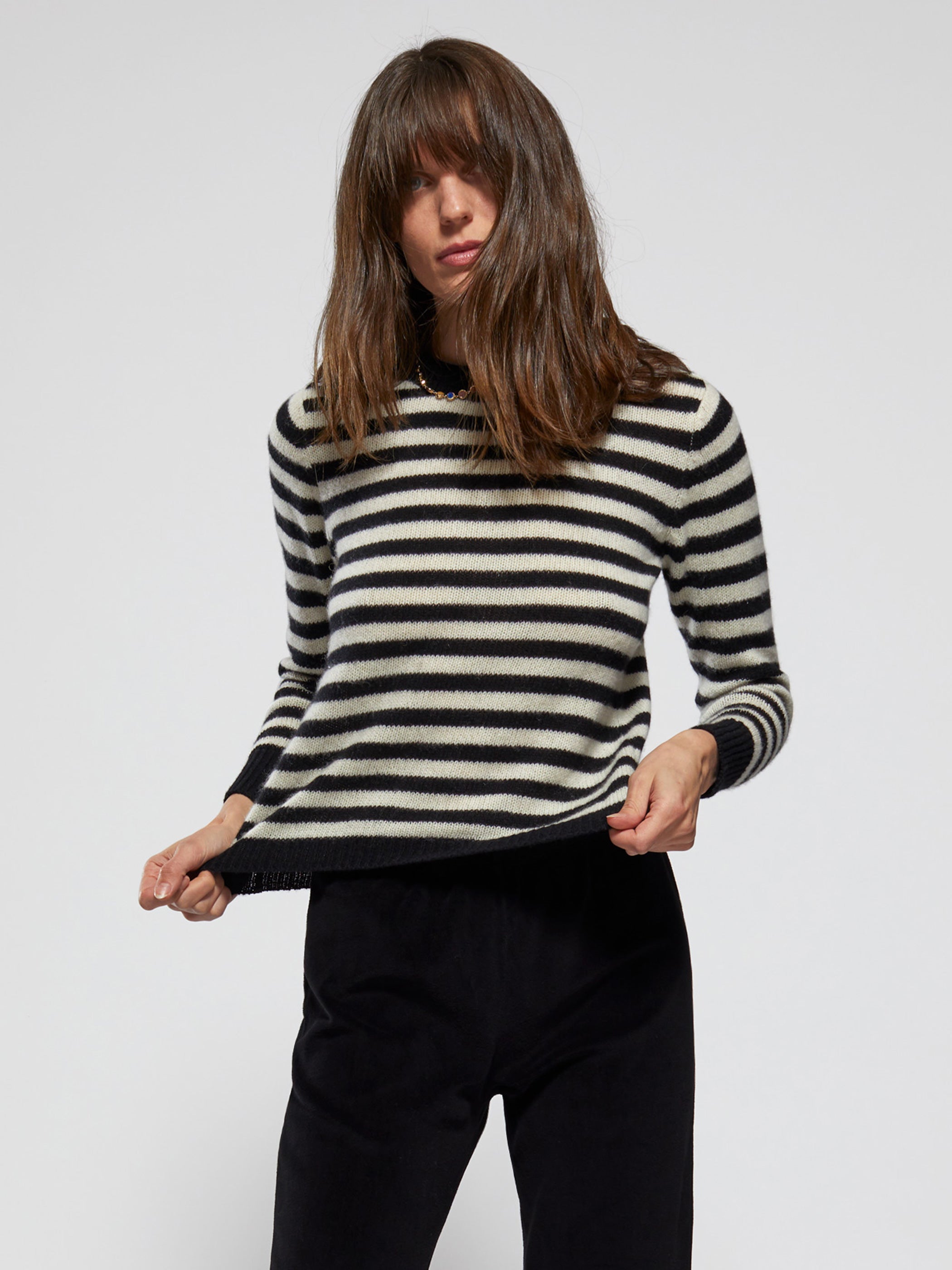 Black-Ivory Stripe 