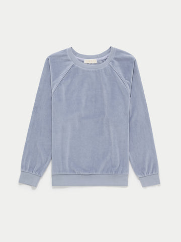 The Saba Raglan Top in Velour