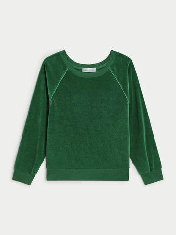 The Saba Raglan Top in Velour