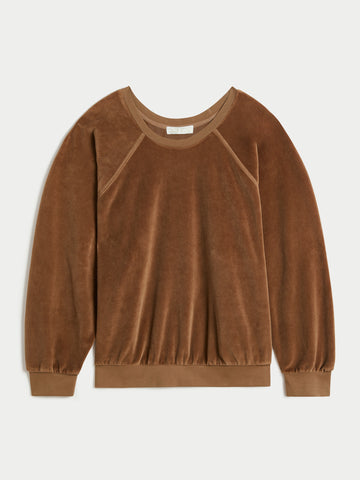 The Samos Sweatshirt in Velour