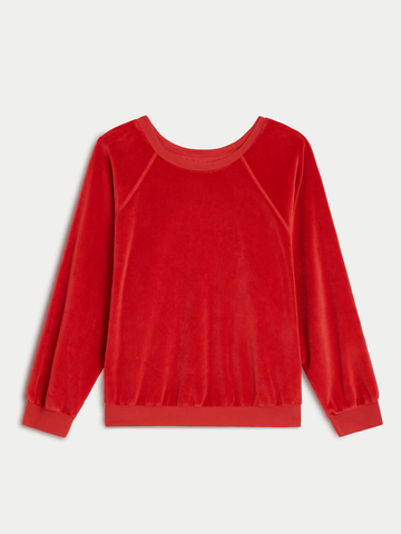 The Samos Oversized Sweatshirt in Velour