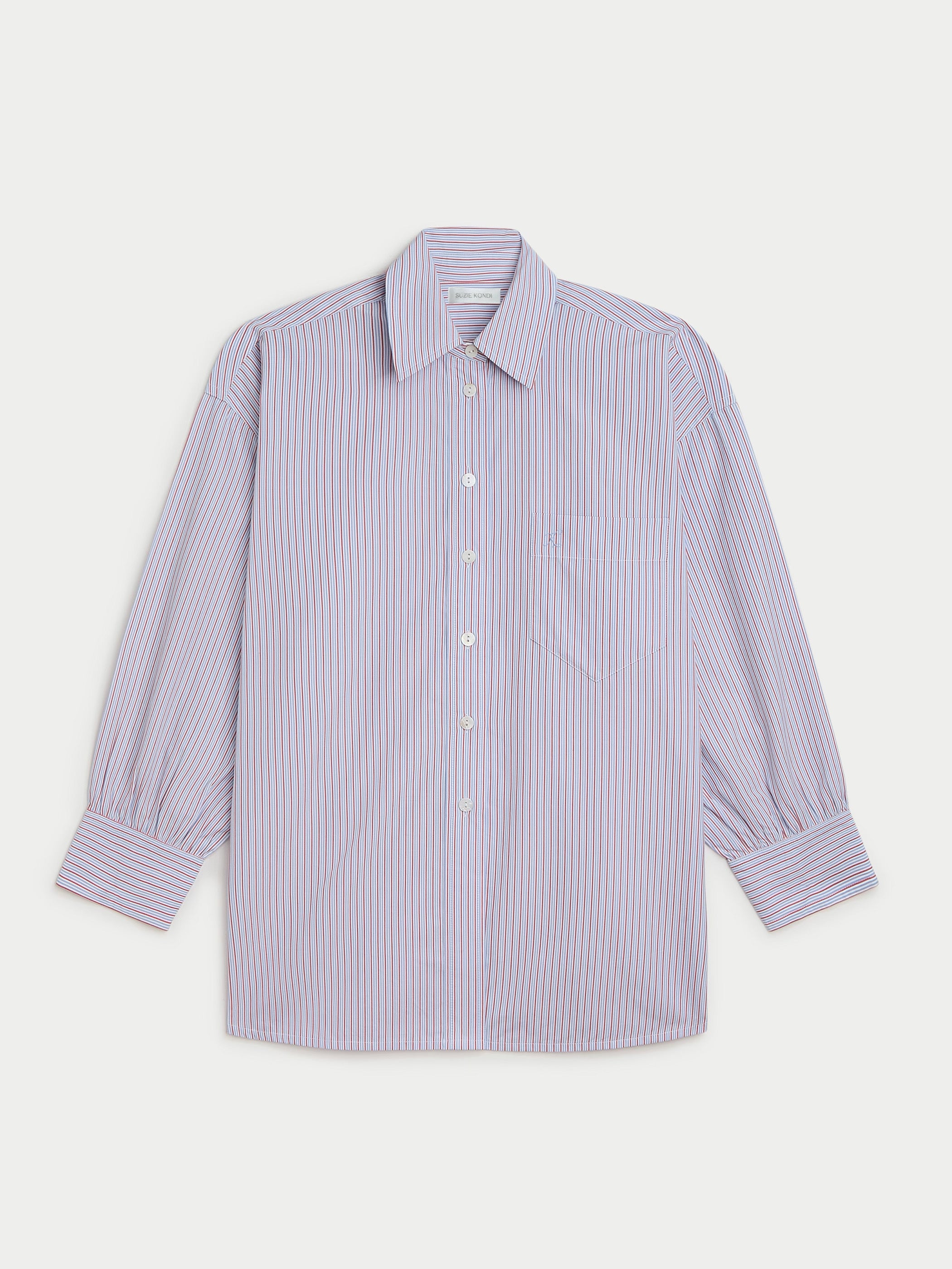 Chambray Poppy Stripe 