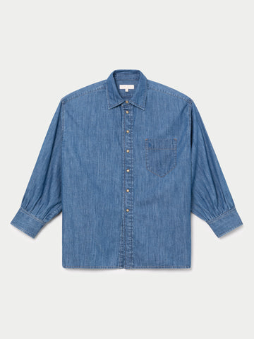 The Kappa Button-Up Shirt in Denim