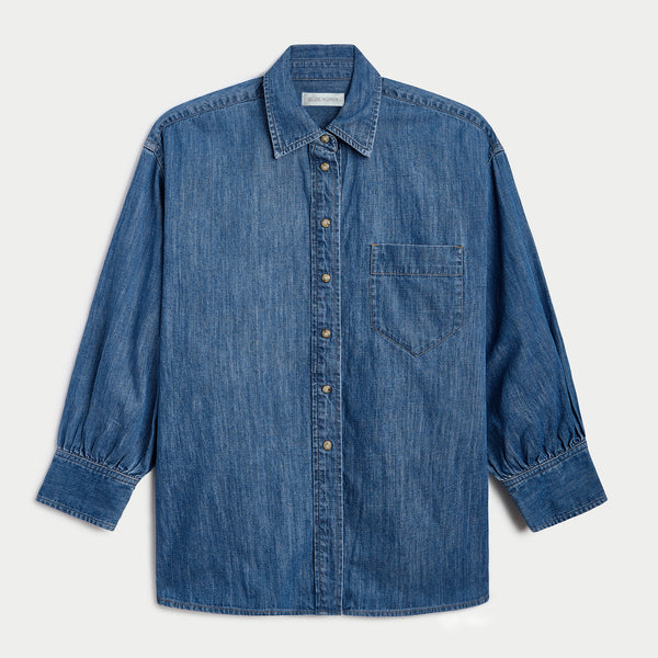 The Kappa Button-Up Shirt in Denim – Suzie Kondi