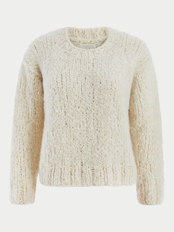 The Jooshi Sweater in Boucle Cashmere