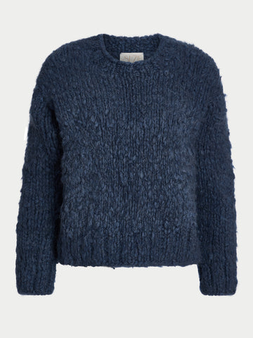 The Jooshi Handknit Cashmere Crew Neck Sweater