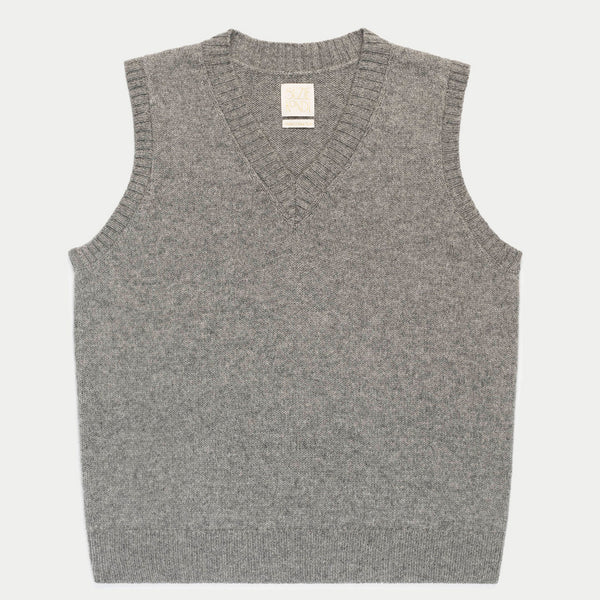 トップス MAATEE&SONS 23AW Cashmere W-Face Vest twelve BLOG | Cashmere W-Face Vest “River” | twelve blog