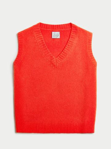 The Stevie Oversized Vest in Cashmere