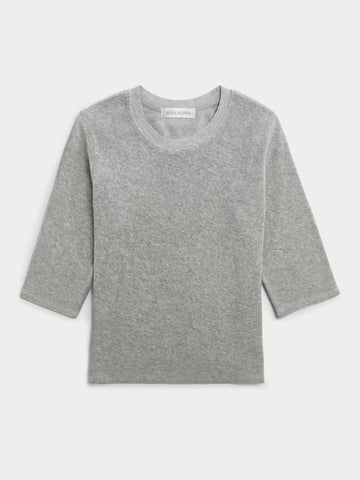 The Corfu Elbow Sleeve Crew in Terry