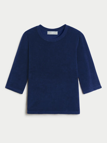 The Corfu Elbow Sleeve Crew in Terry