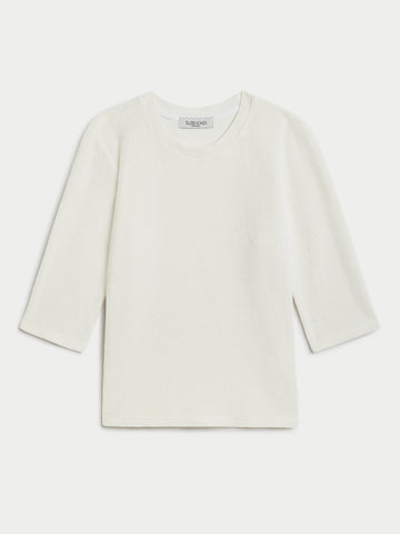 The Corfu Elbow Sleeve Crew in Terry