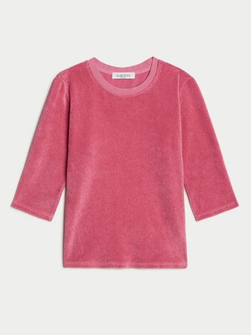 The Corfu Elbow Sleeve Crew in Terry