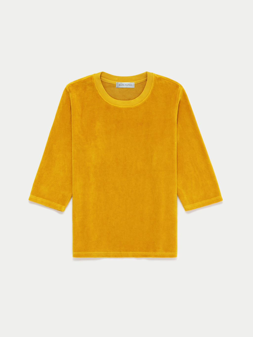 Suzie Kondi The Corfu Elbow Sleeve Crew in Velour