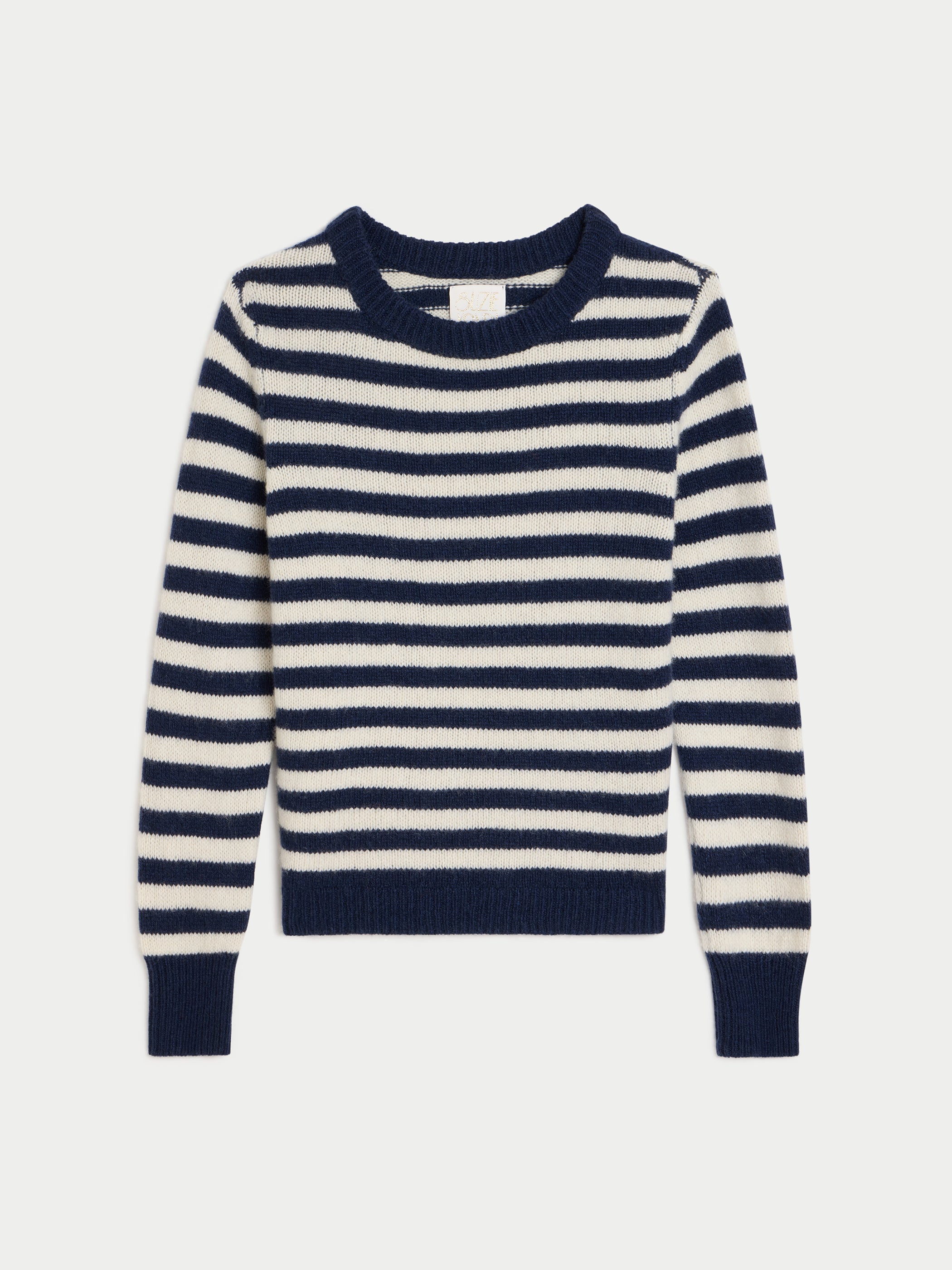 Navy-Ivory Stripe 